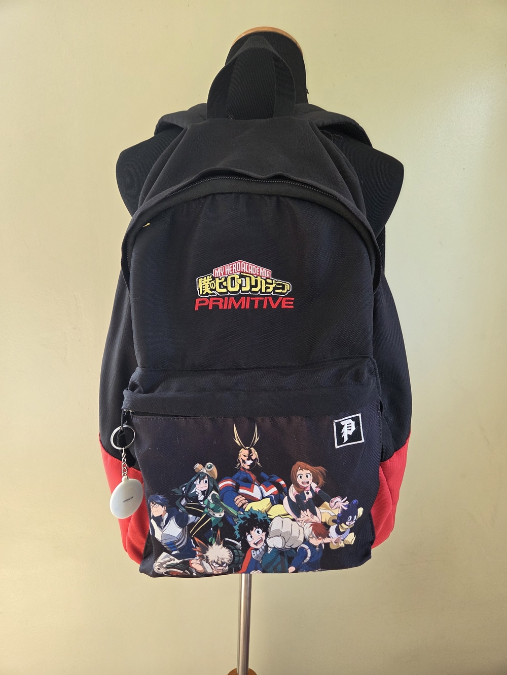 Primitive x My Hero Academia Black & Red Backpack